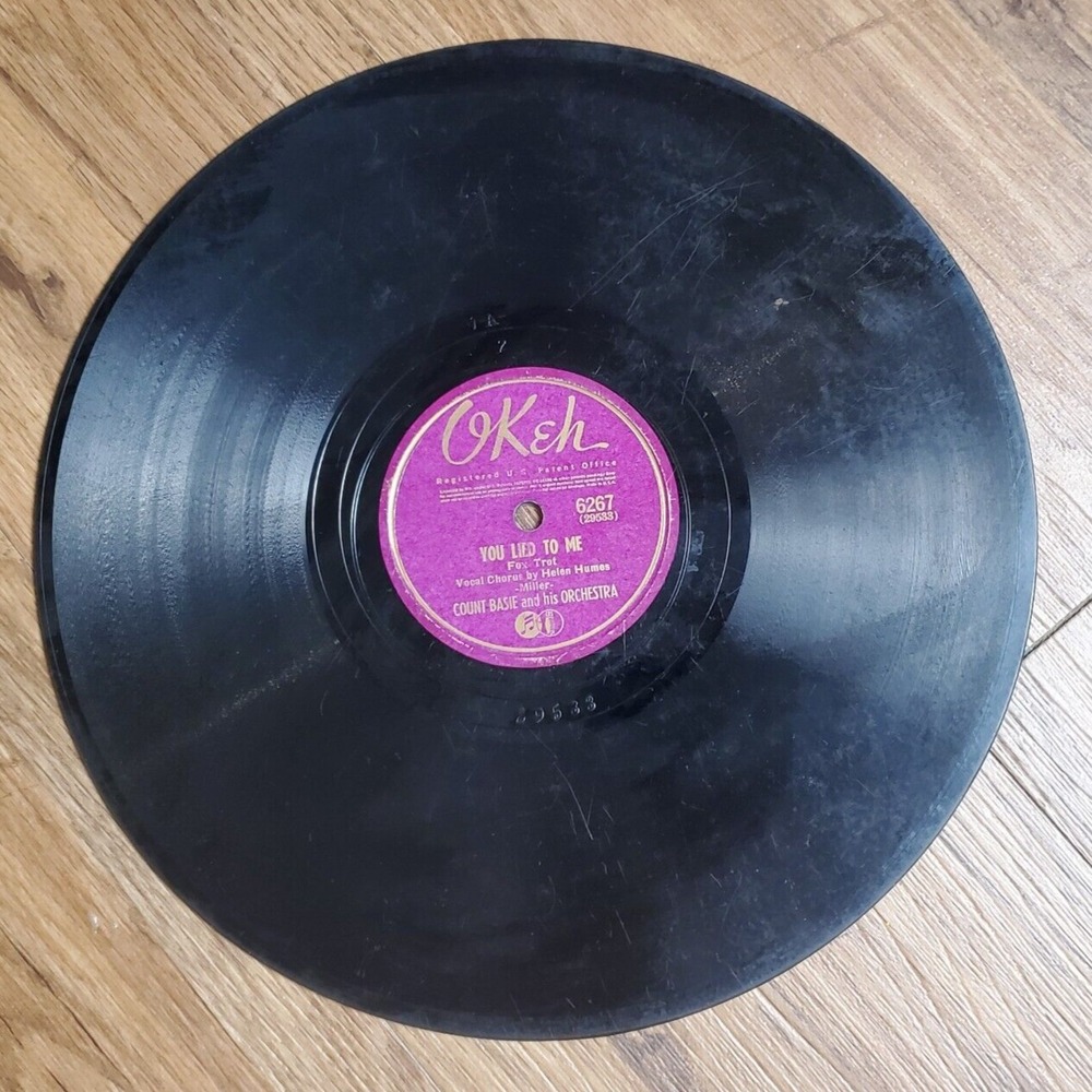 Count Basie – You Lied To Me / Tune Town Shuffle 1941 OKeh 6267‎ 78 10" V/V